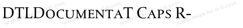 DTLDocumentaT Caps R字体转换